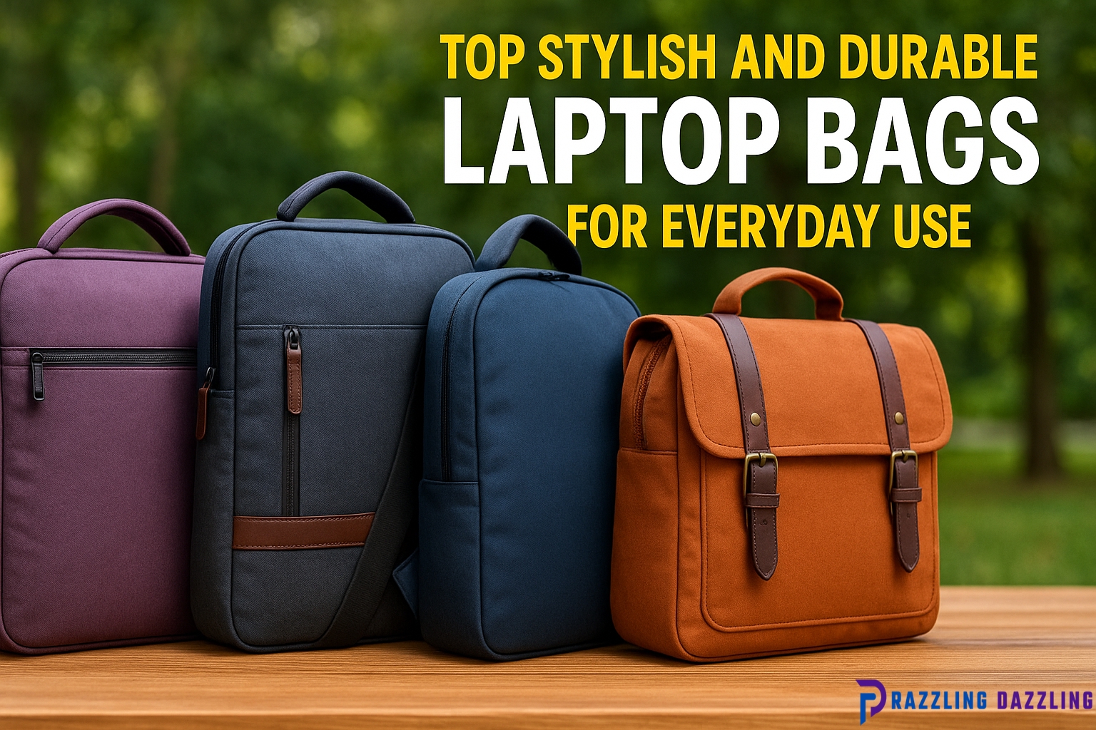 Top Stylish and Durable Laptop Bags for Everyday Use