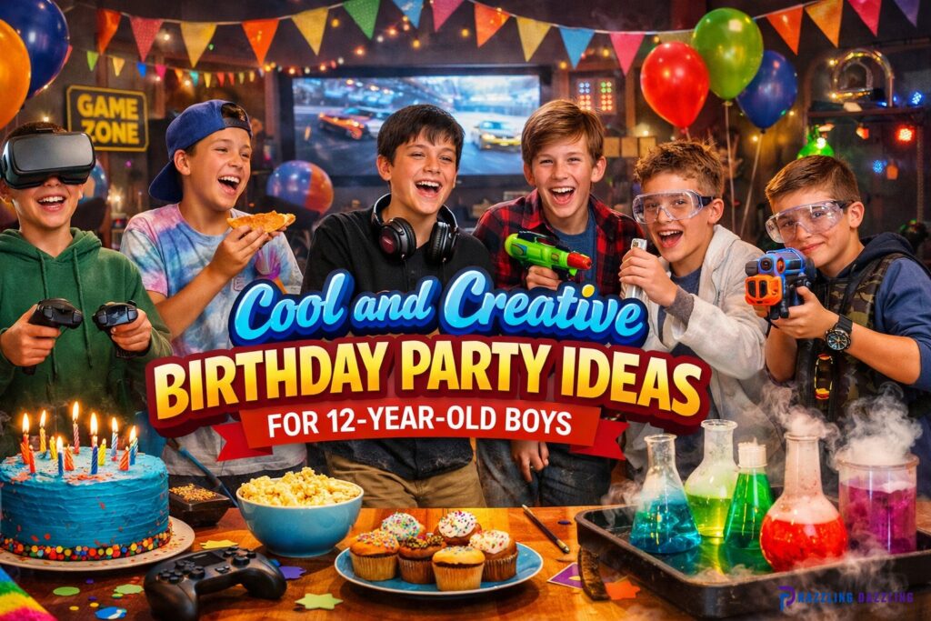 Cool and Creative Birthday Party Ideas for 12-Year-Old Boys
