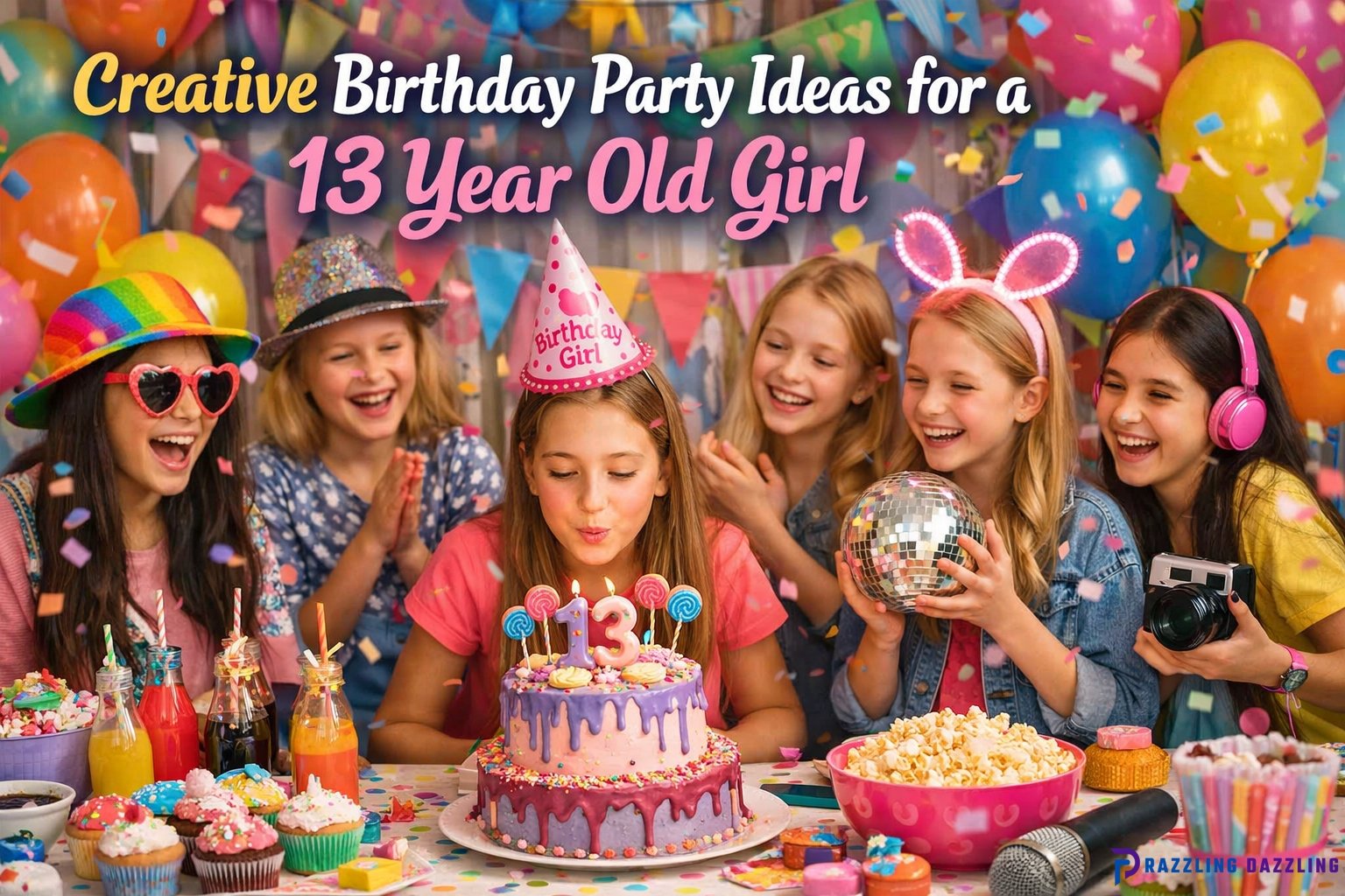 Creative Birthday Party Ideas for a 13-Year-Old Girl | Razzling Dazzling