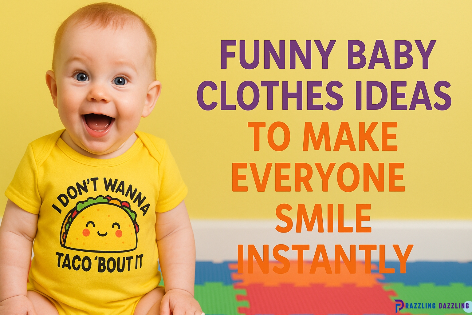 Funny Baby Clothes Ideas to Make Everyone Smile Instantly