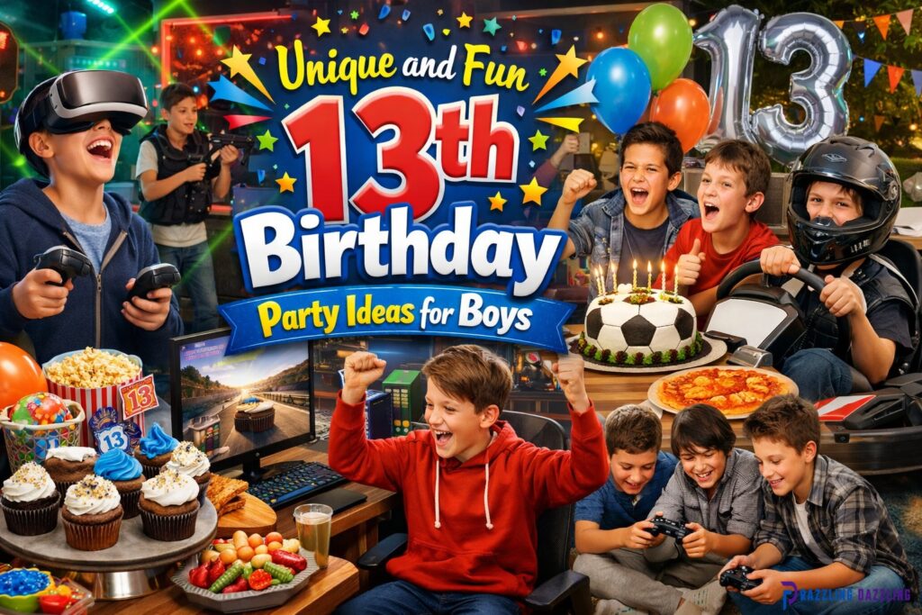 Unique and Fun 13th Birthday Party Ideas for Boys