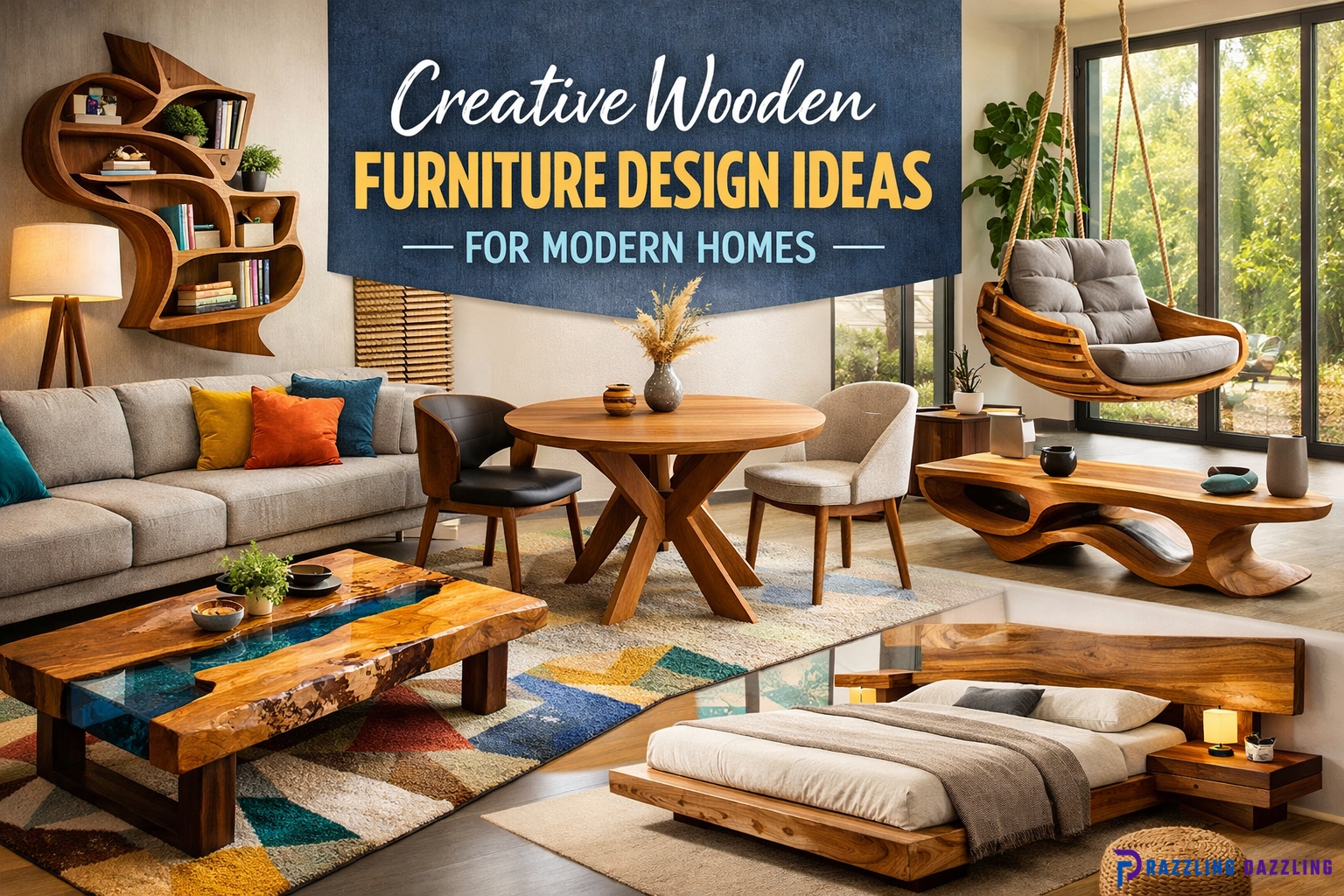 Creative Wooden Furniture Design Ideas for Modern Homes
