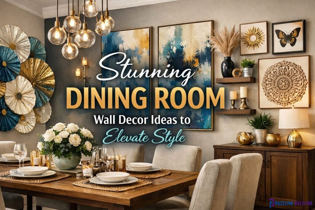 Stunning Dining Room Wall Decor Ideas to Elevate Style | Razzling Dazzling