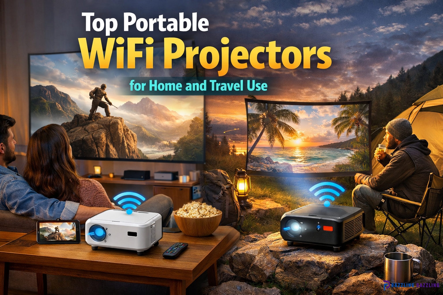 Top Portable WiFi Projectors for Home and Travel Use