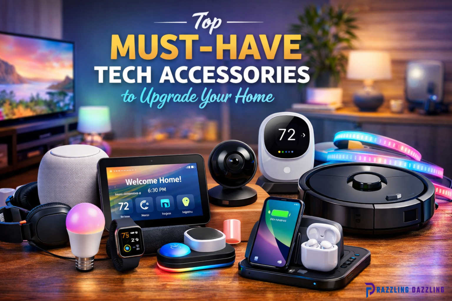 Top Must-Have Tech Accessories to Upgrade Your Home