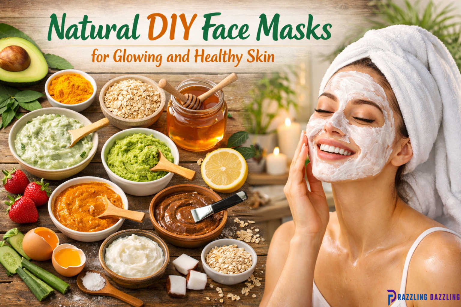 Natural DIY Face Masks for Glowing and Healthy Skin