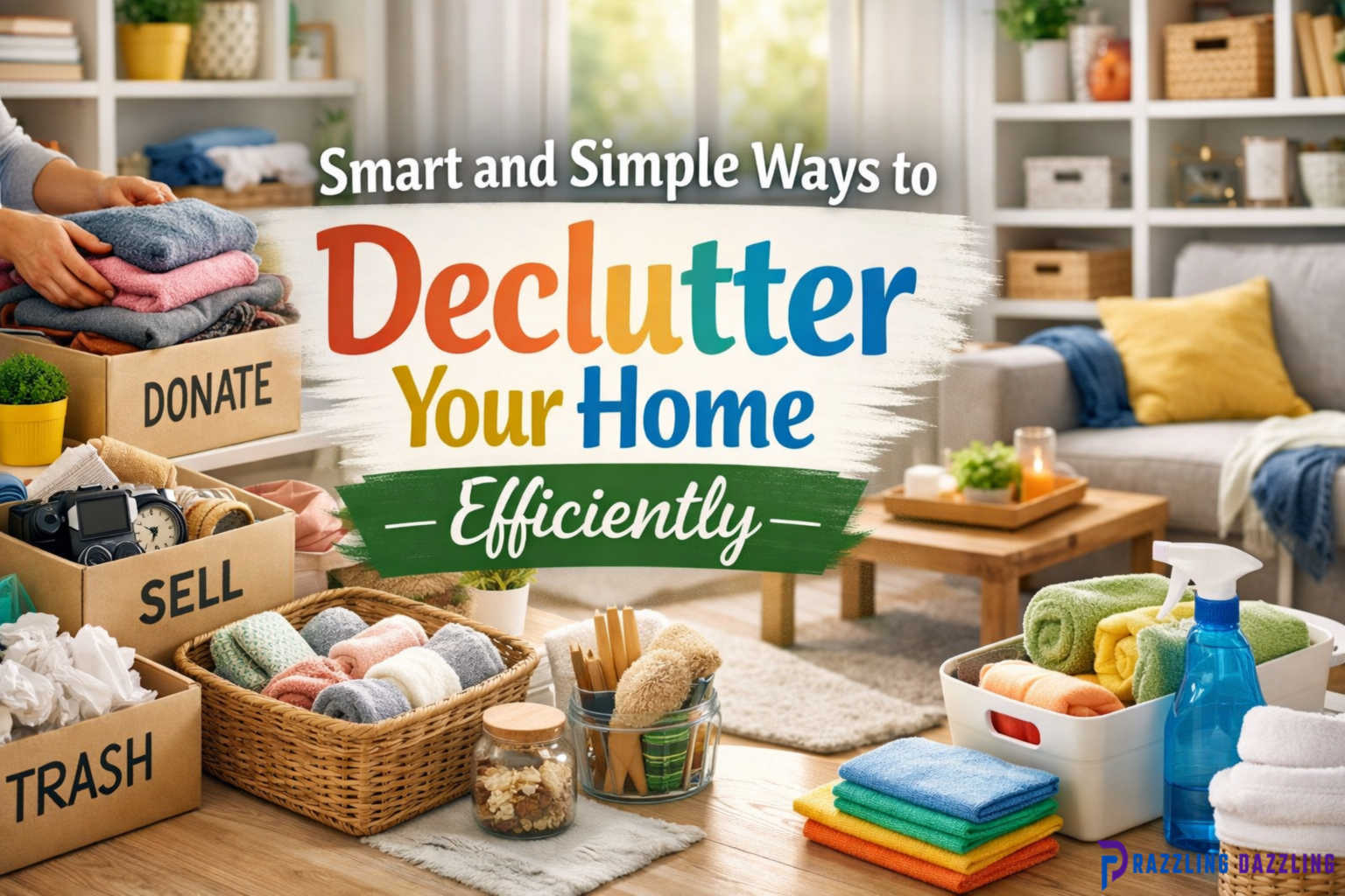 Smart and Simple Ways to Declutter Your Home Efficiently