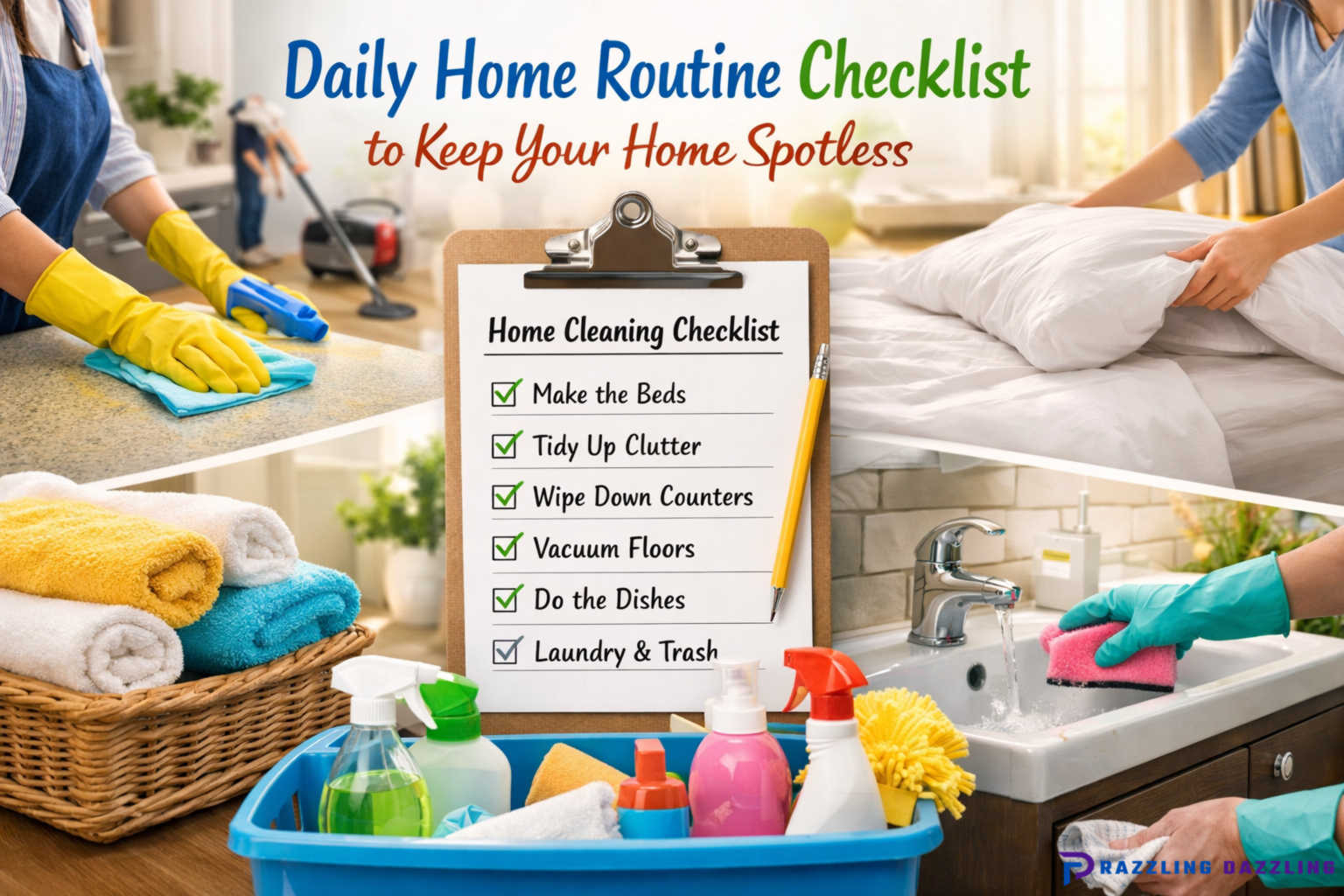Daily Home Routine Checklist to Keep Your Home Spotless