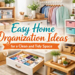 Easy Home Organization Ideas for a Clean and Tidy Space