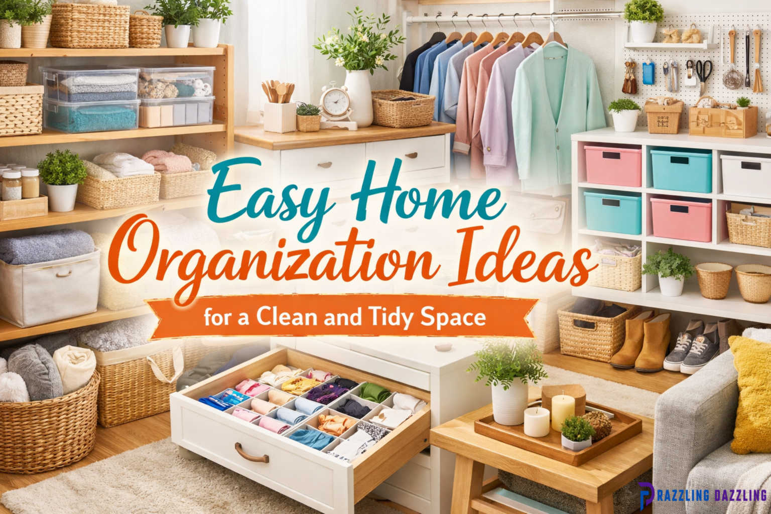 Easy Home Organization Ideas for a Clean and Tidy Space