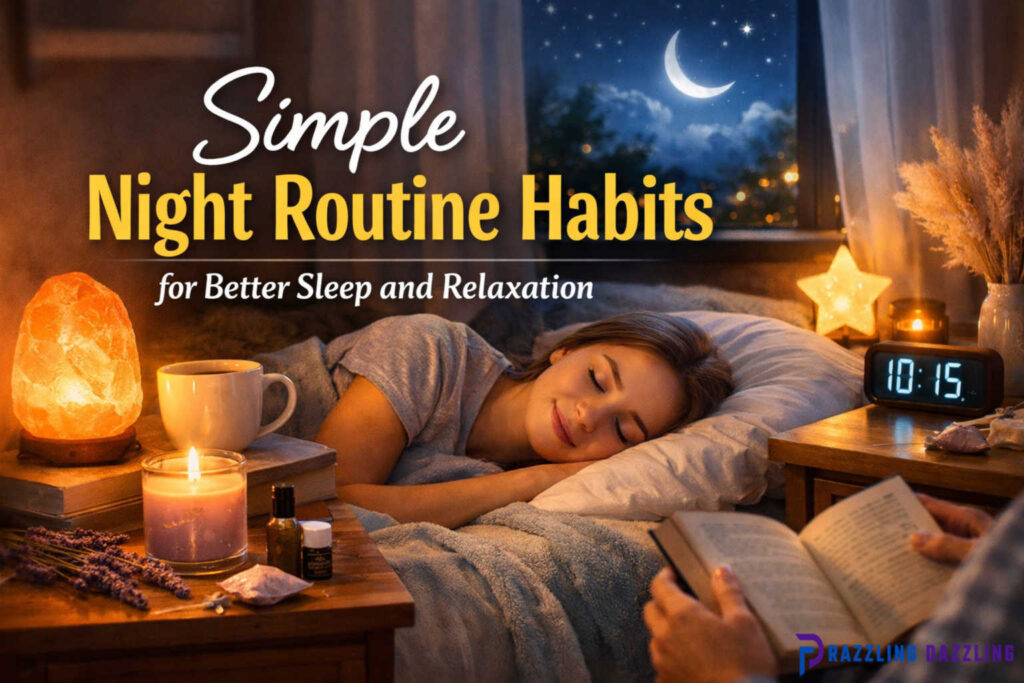 Simple Night Routine Habits for Better Sleep and Relaxation