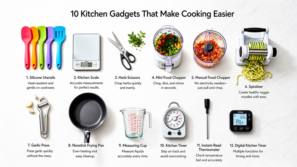 10 Kitchen Gadgets That Make Cooking Easier