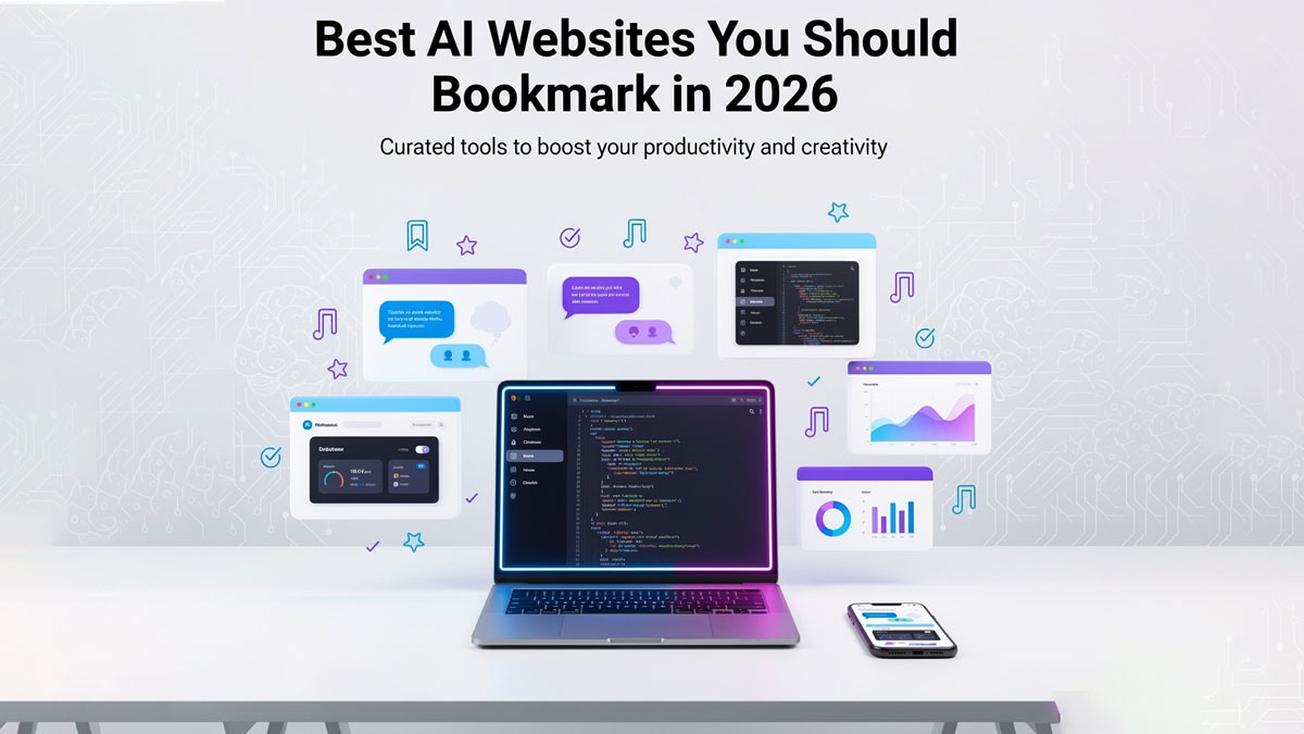 Best AI Websites You Should Bookmark in 2026
