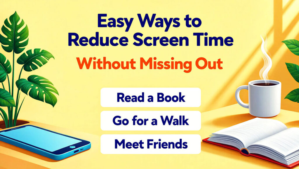 Easy Ways to Reduce Screen Time Without Missing Out