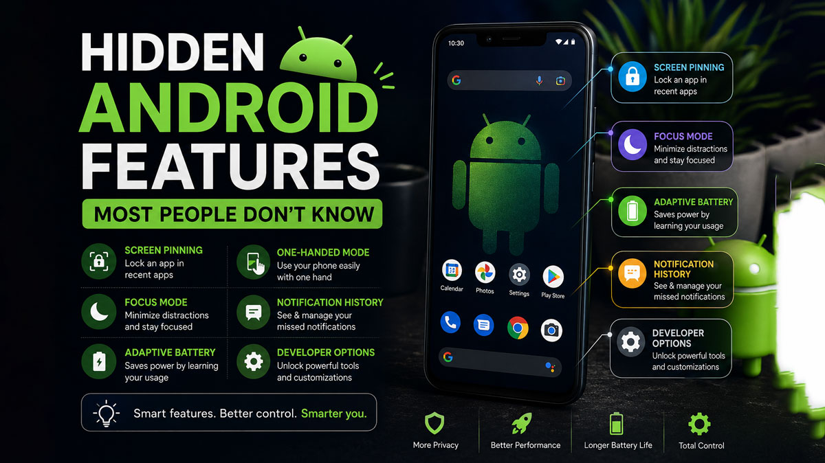 Hidden Android Features Most People Don’t Know