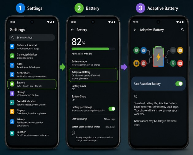 How to Enable Battery option