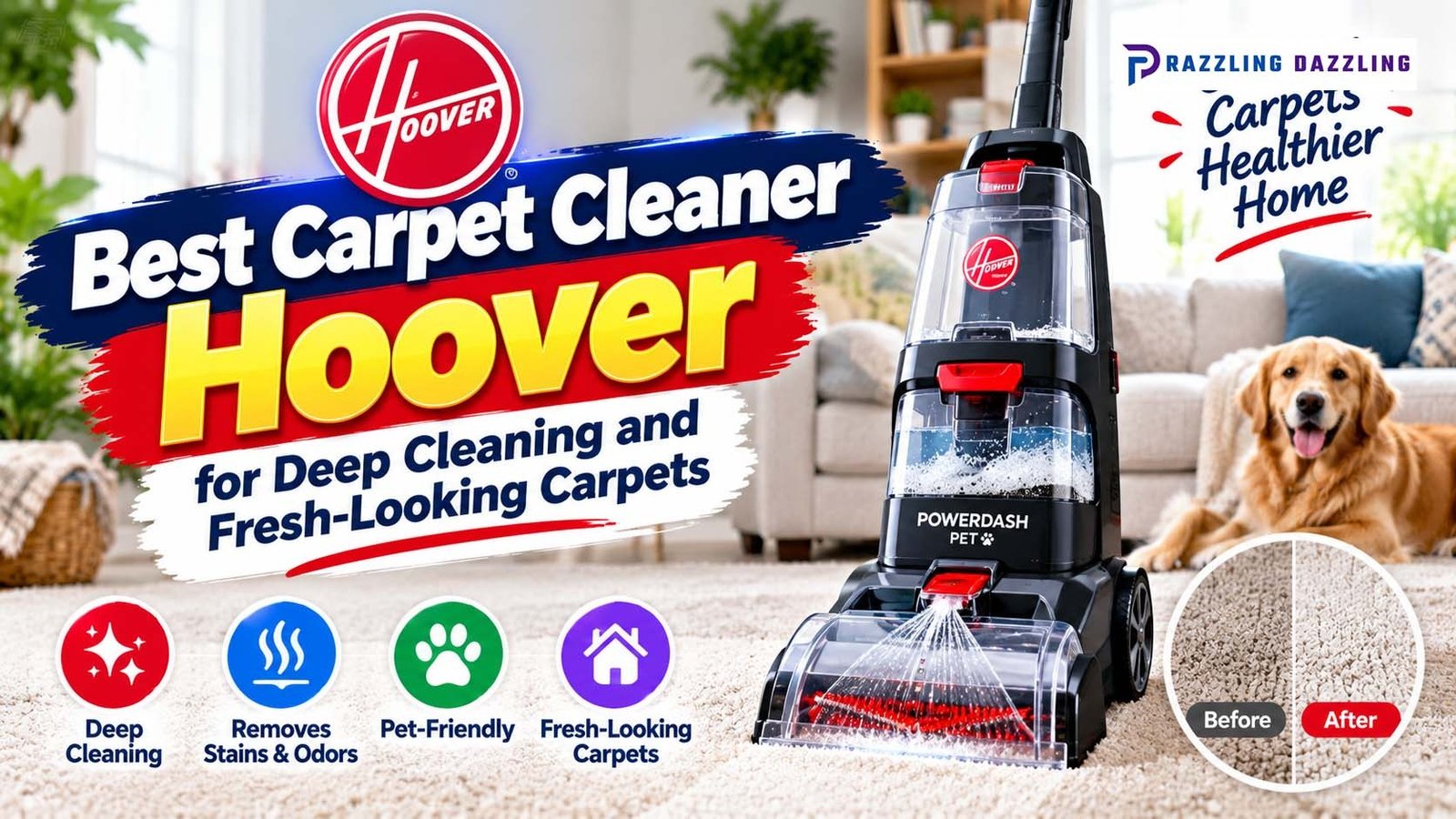 Best Carpet Cleaner Hoover for Deep Cleaning and Fresh-Looking Carpets