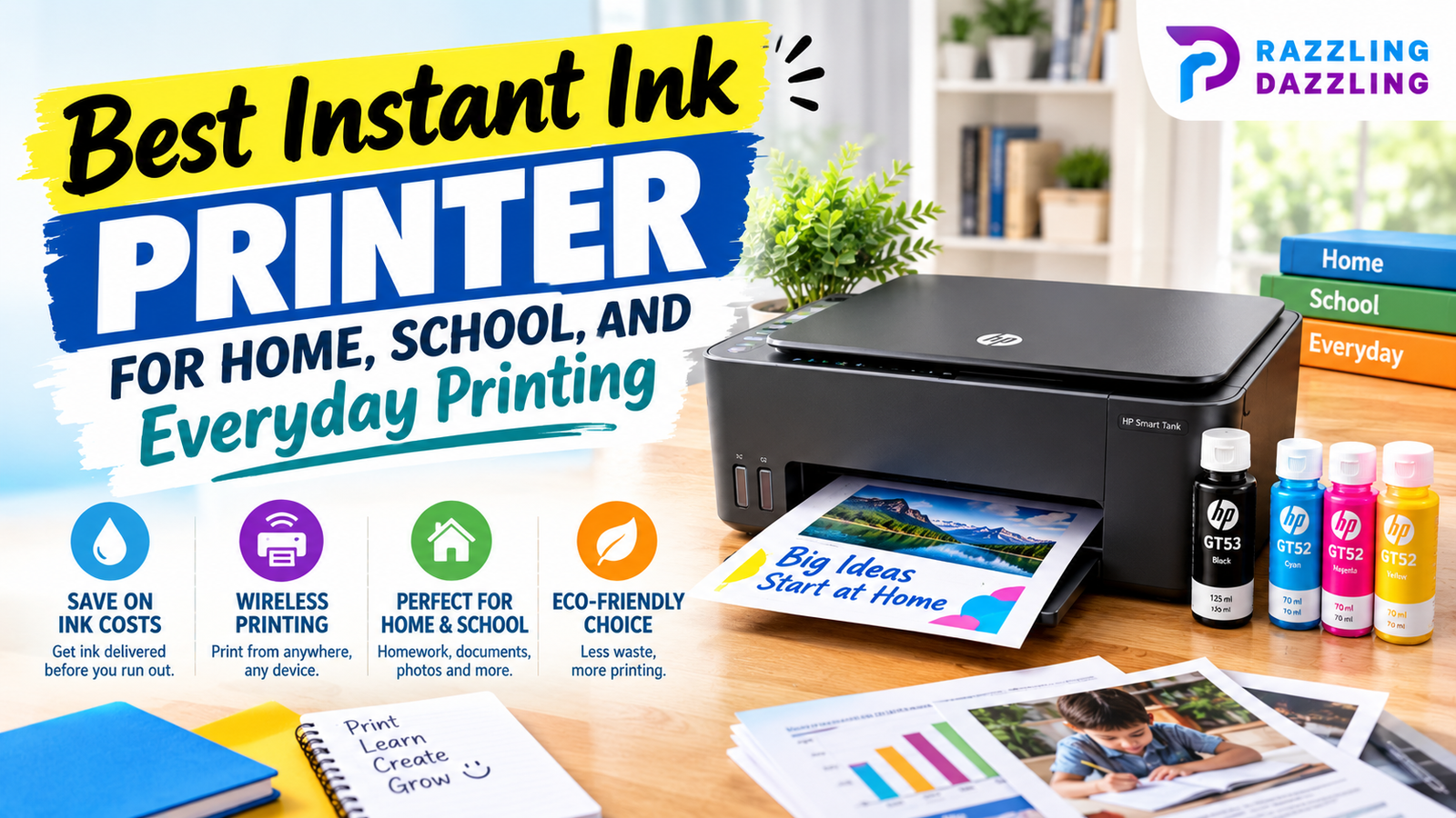 Best Instant Ink Printer for Home, School, and Everyday Printing