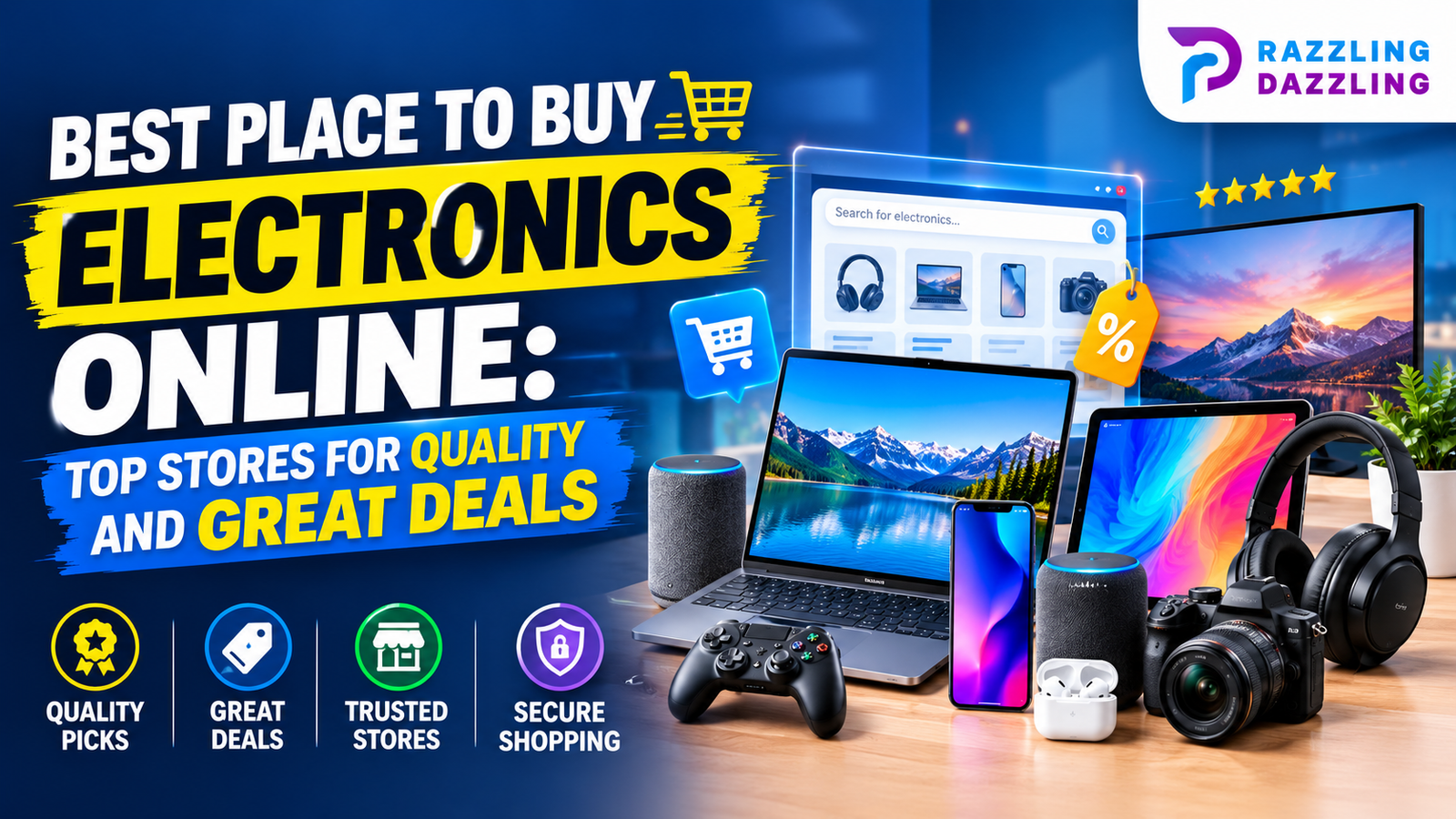 Best Place to Buy Electronics Online: Top Stores for Quality and Great Deals