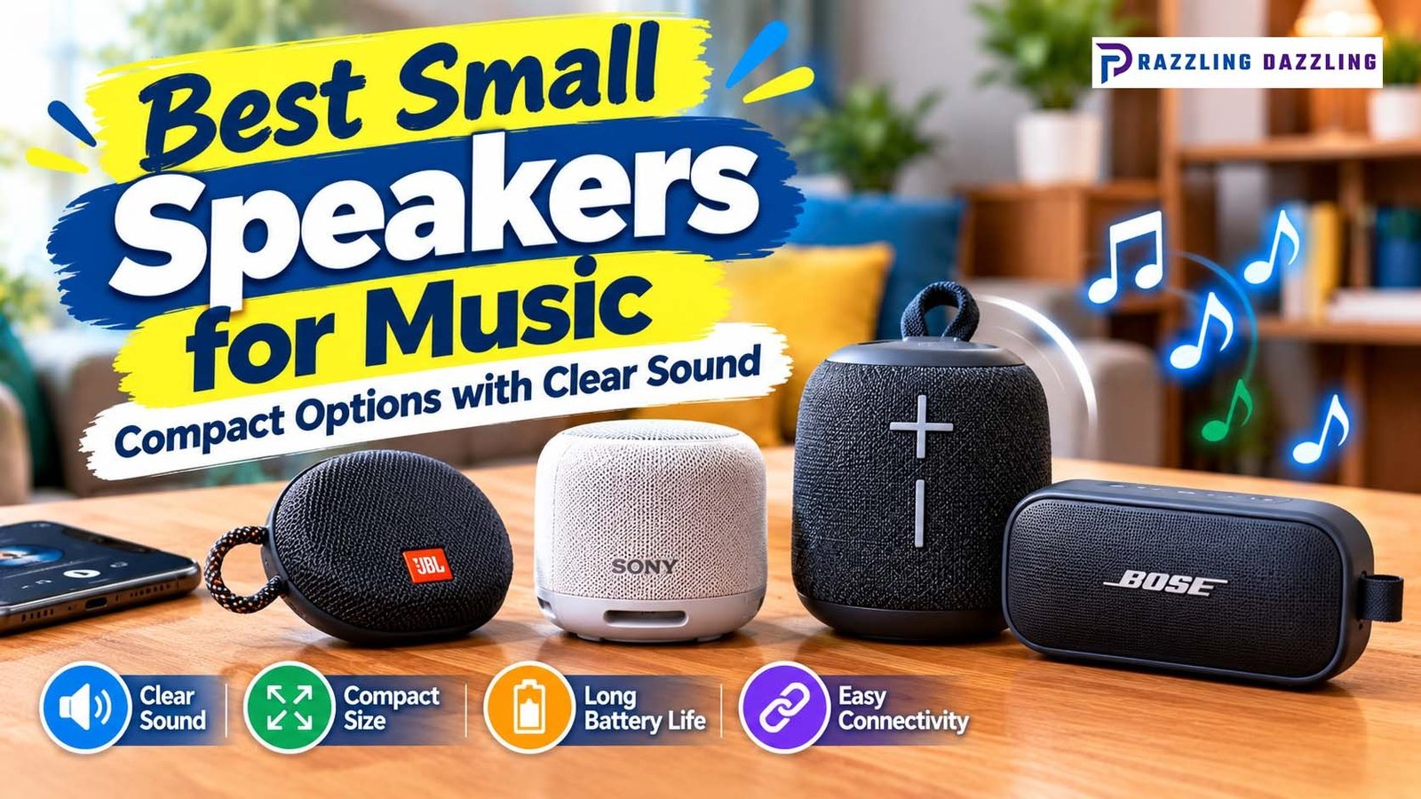 Best Small Speakers for Music: Compact Options with Clear Sound